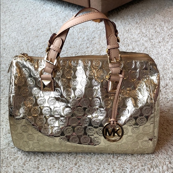 MICHAEL Michael Kors Handbags - Michael Kors metallic gold handbag